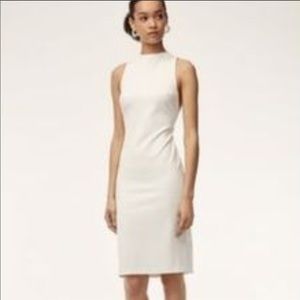 Babaton Aritzia Miguel Dress in Tan/Taupe Sz 2